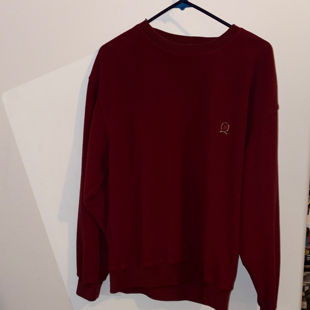 Tommy Hilfiger Deep Red Crewneck Sweater